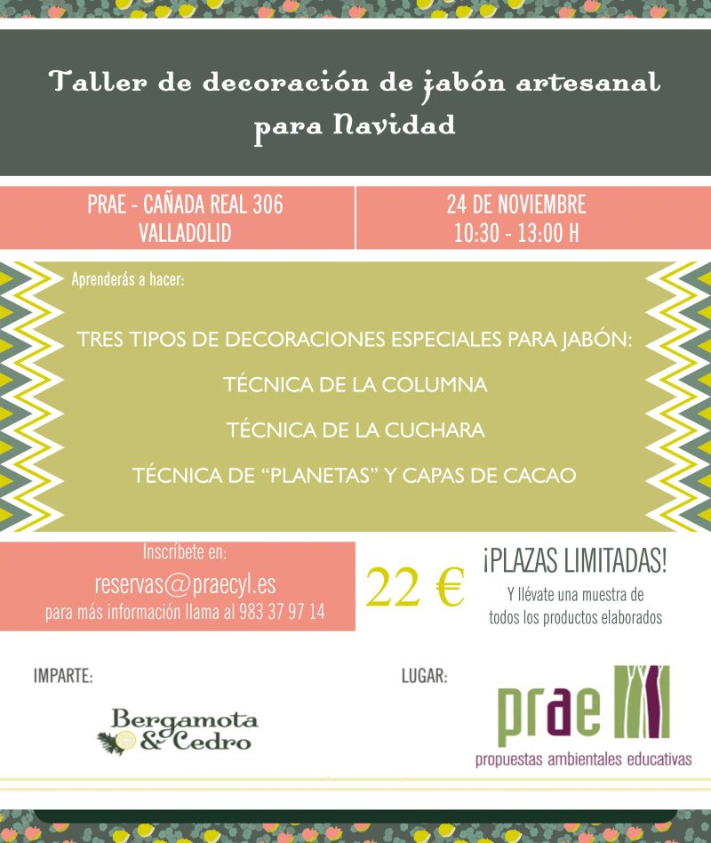 Taller de decoración de jabón artesanal para Navidad